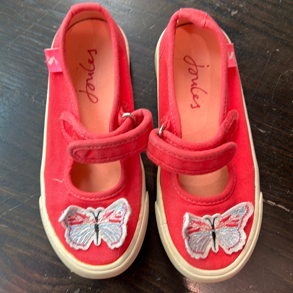Joules canvas Velcro strap on sandals us 11